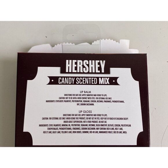 6 Piece Hershey Scented Lip Gloss Balm Jolly Rancher Reese's Twizzler Bubble Yum - Picture 7 of 10